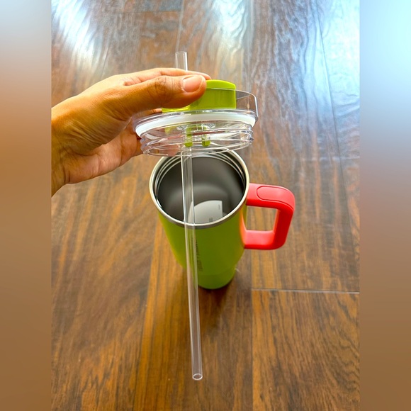 Stanley x‎ Starbucks 40 oz Tumbler Green & Flamingo Pink - New with Box - Picture 6 of 8